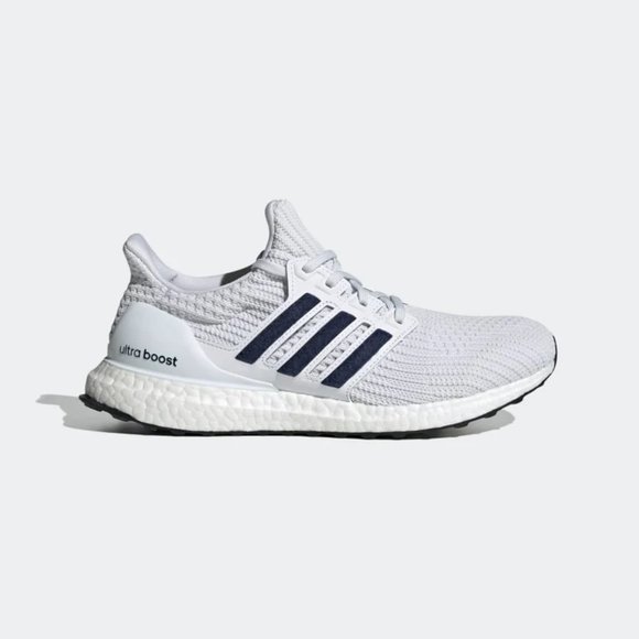 New adidas UltraBoost 4.0 White Collegiate Navy size 9 - Picture 1 of 7